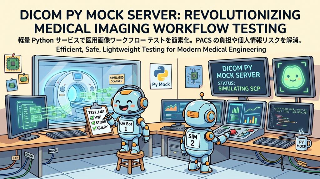 Empower DICOM developers, QA test automation teams, and PACS administrators with on-demand synthetic imaging, automated Modality Worklists, and instant DICOM SCP simulation—100% PHI-free.