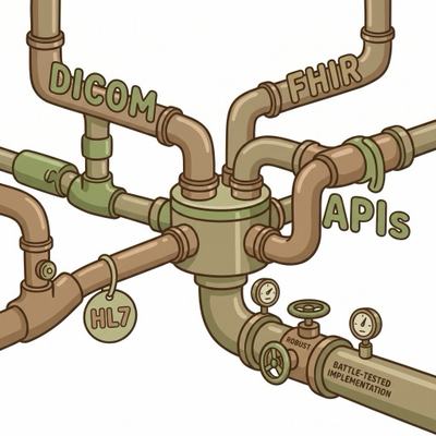 DICOM, FHIR, HL7 Plumbing